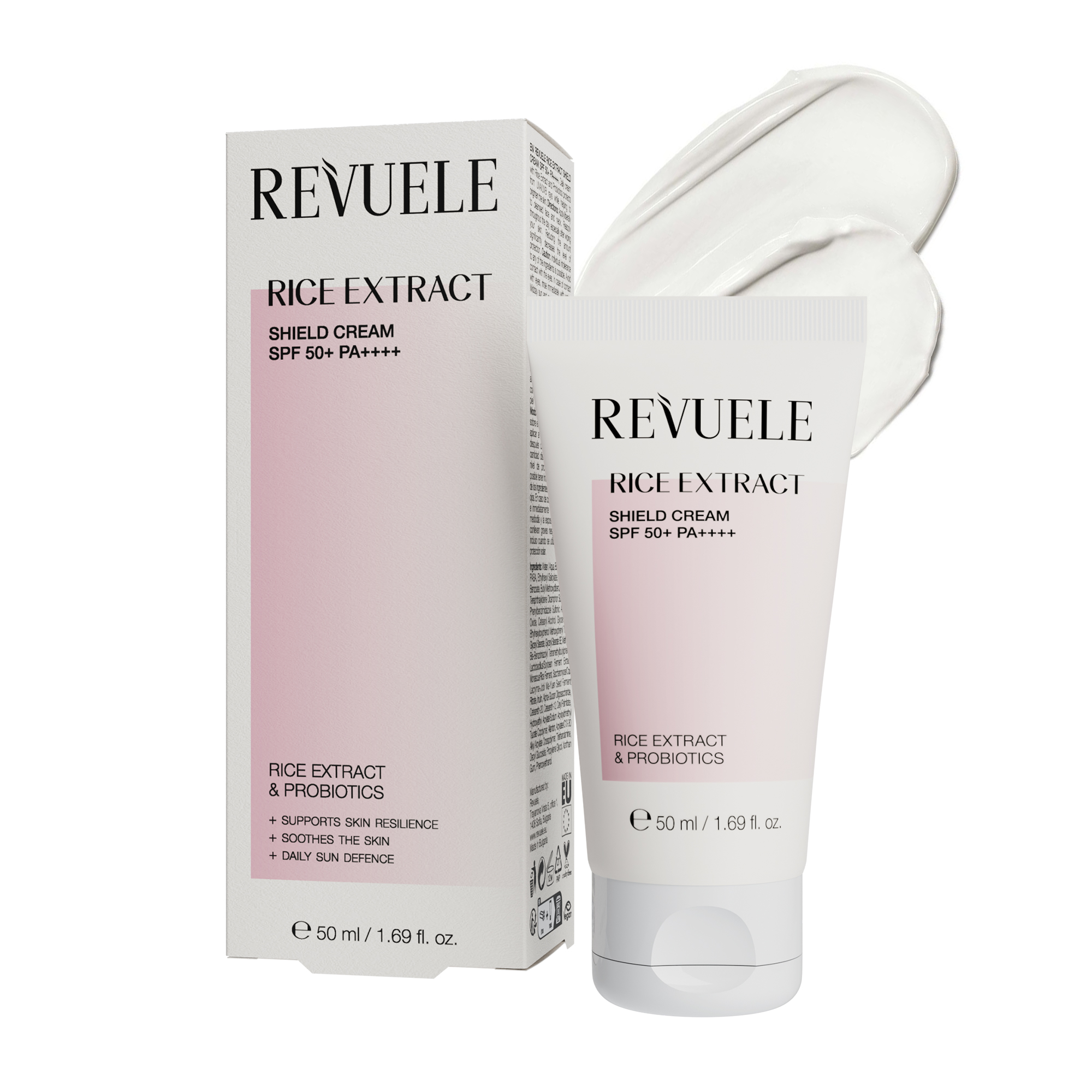 RICE EXTRACT Rice Extract Shield Cream SPF50+ PA++++ — packshot in use