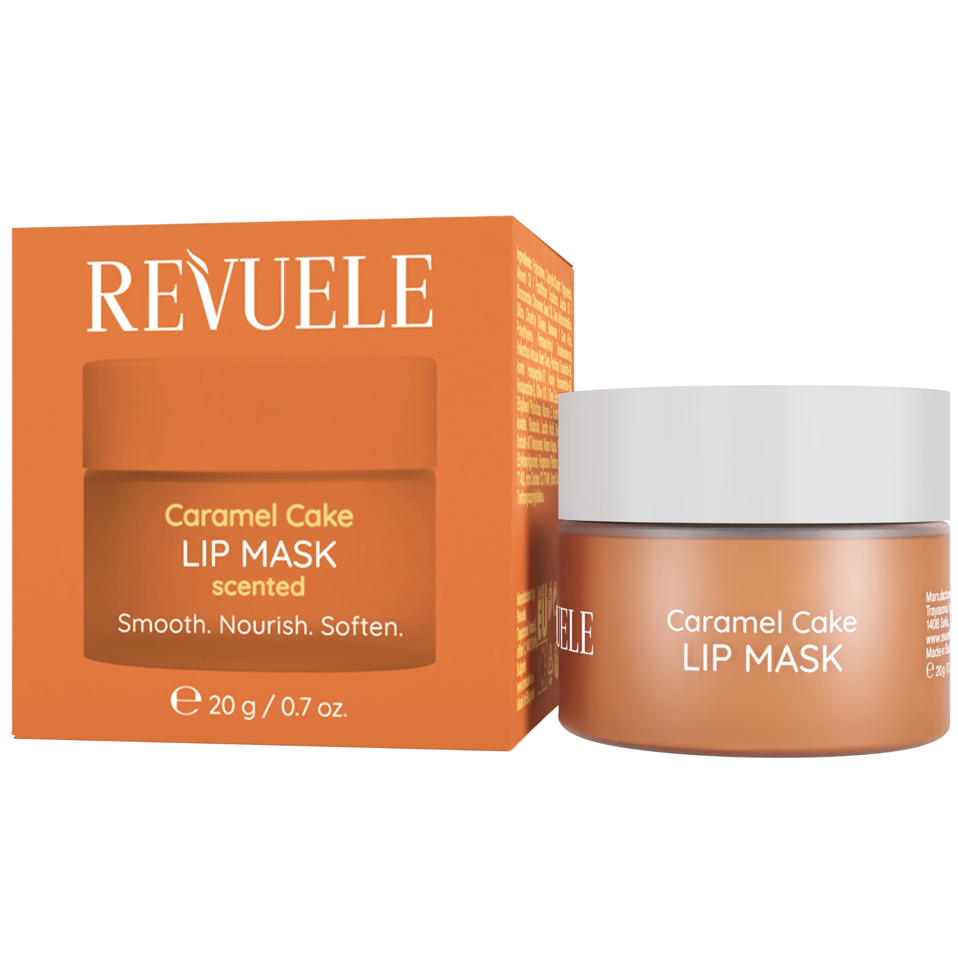 LIP MASKS REVUELE CARAMEL CAKE LIP MASK — packshot