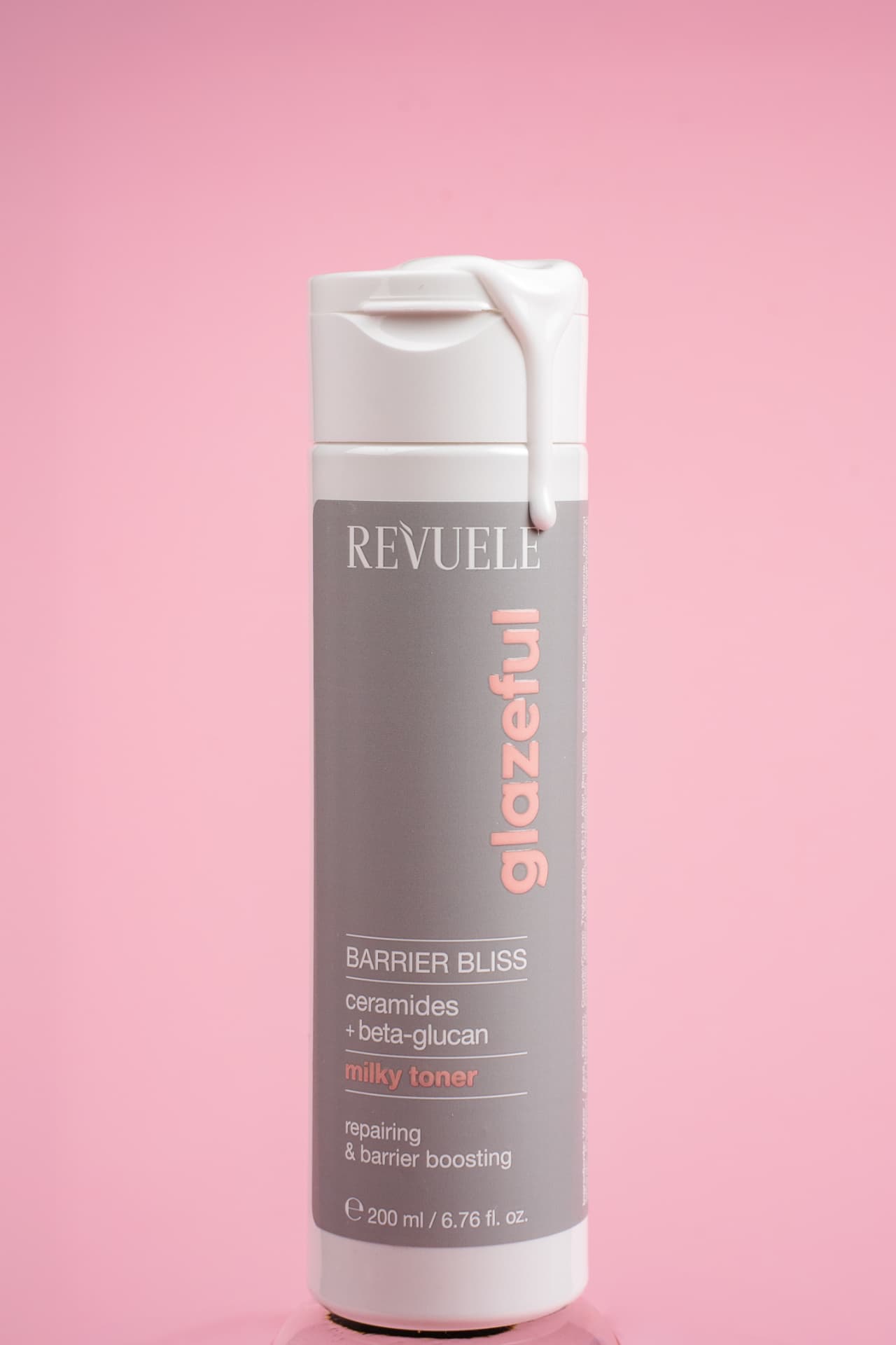 MILKY TONERS GLAZEFUL Barrier Bliss Milly Toner — packshot in use