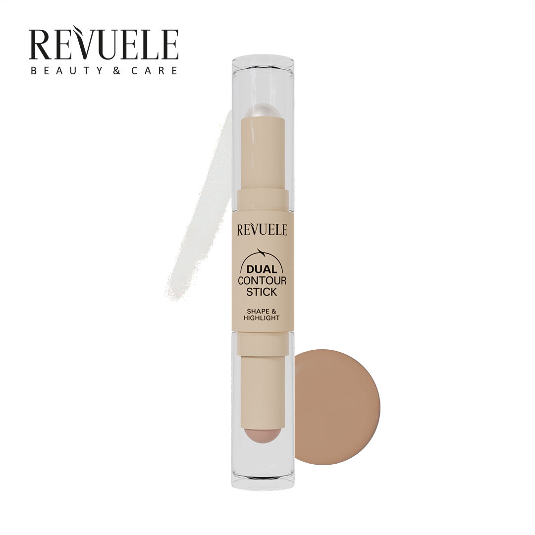 DUAL CONTOUR STICK Shade 02 — packshot in use