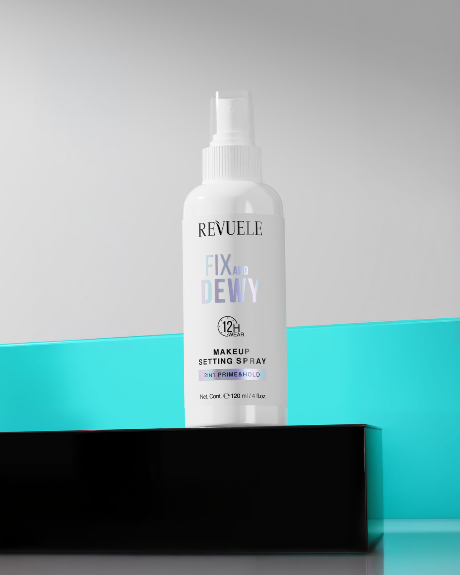 MAKEUP SETTING SPRAYS Fix and Dewy Makeup Setting Spray — packshot in use