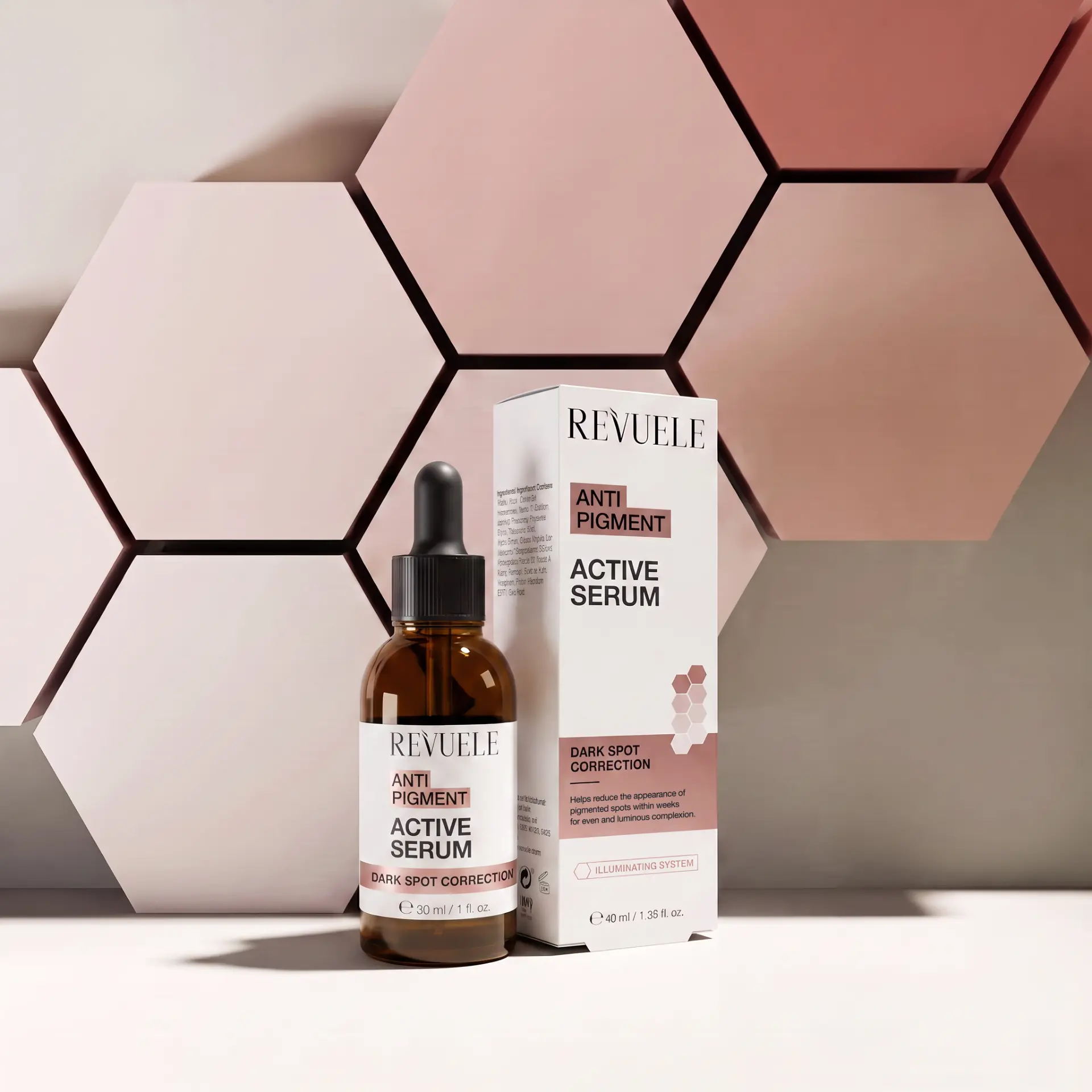 ANTI PIGMENT Active Serum — packshot in use