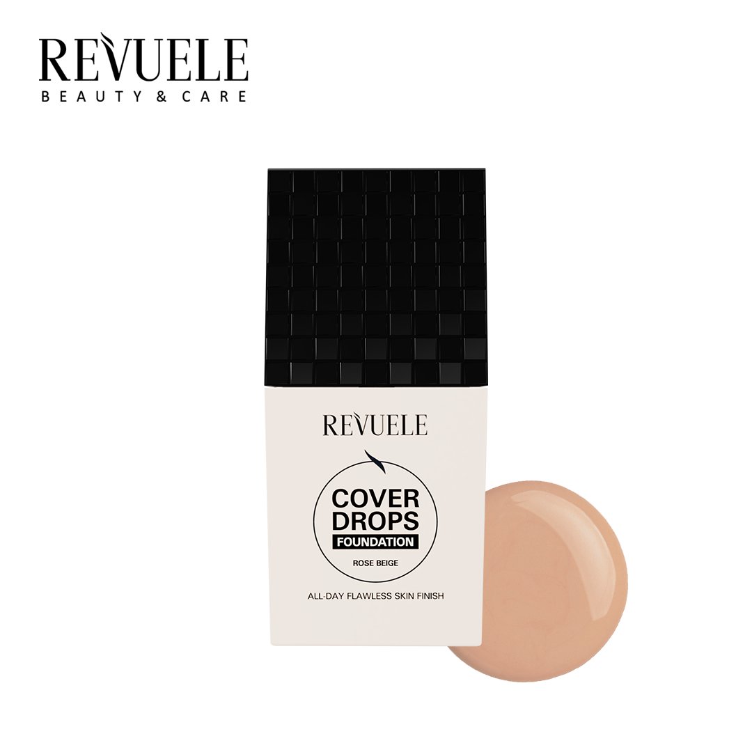 COVER DROPS FOUNDATION Rose Beige — packshot in use