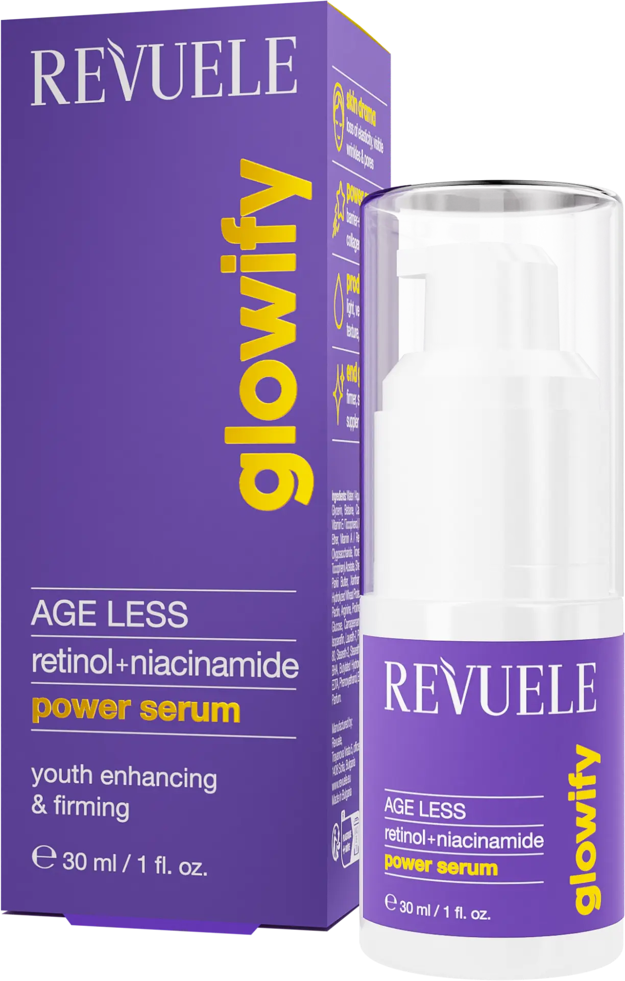 POWER SERUMS Age Less Power Serum Retinol + Niacinamide — packshot