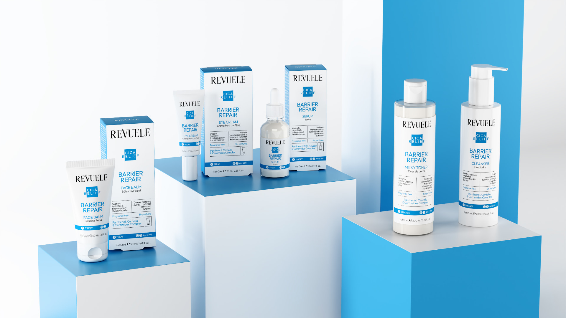 REVUELE CICA RELIEF BARRIER REPAIR product line-up