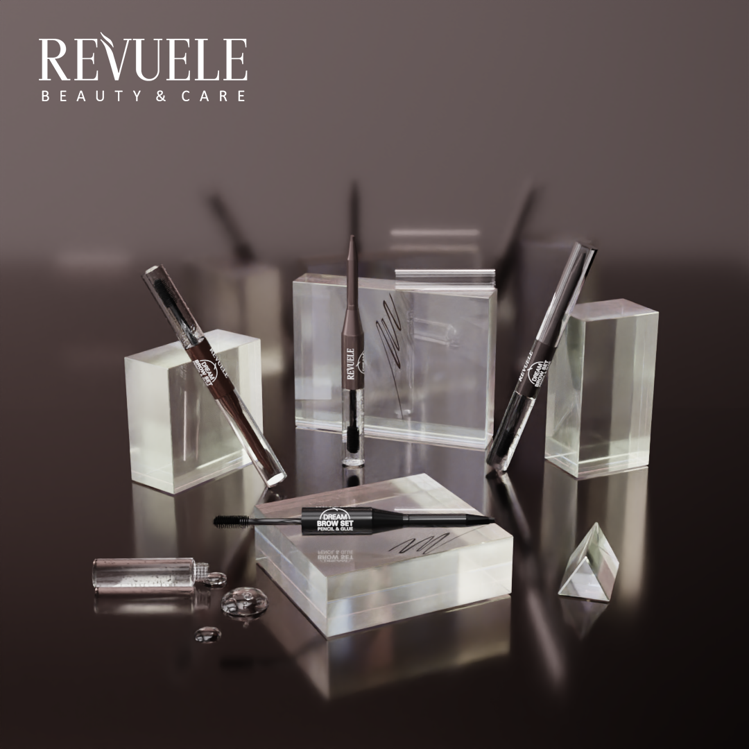 REVUELE Dream Brow Set Pencil & Glue campaign visual