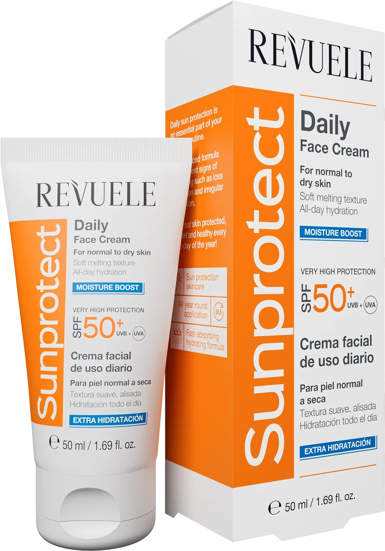 SUNPROTECT Daily Face Cream Moisture Boost SPF 50+ — packshot
