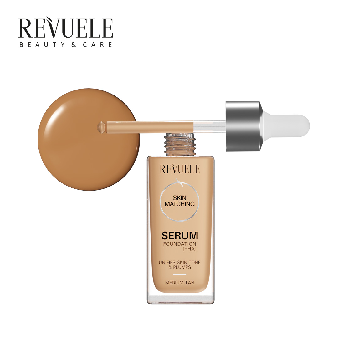 SERUM FOUNDATION [+HA] Medium-Tan — packshot in use
