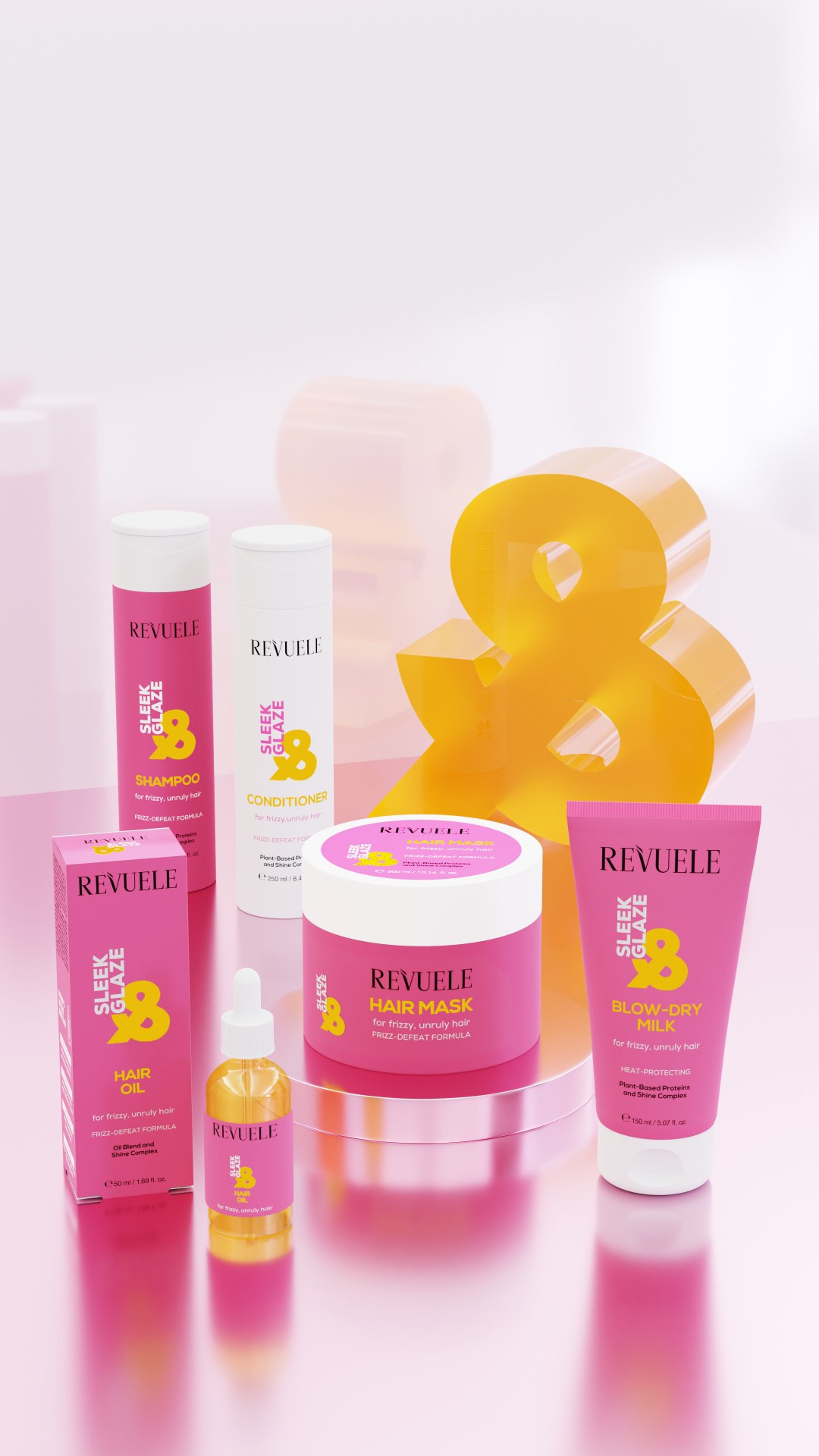 REVUELE SLEEK & GLAZE campaign visual