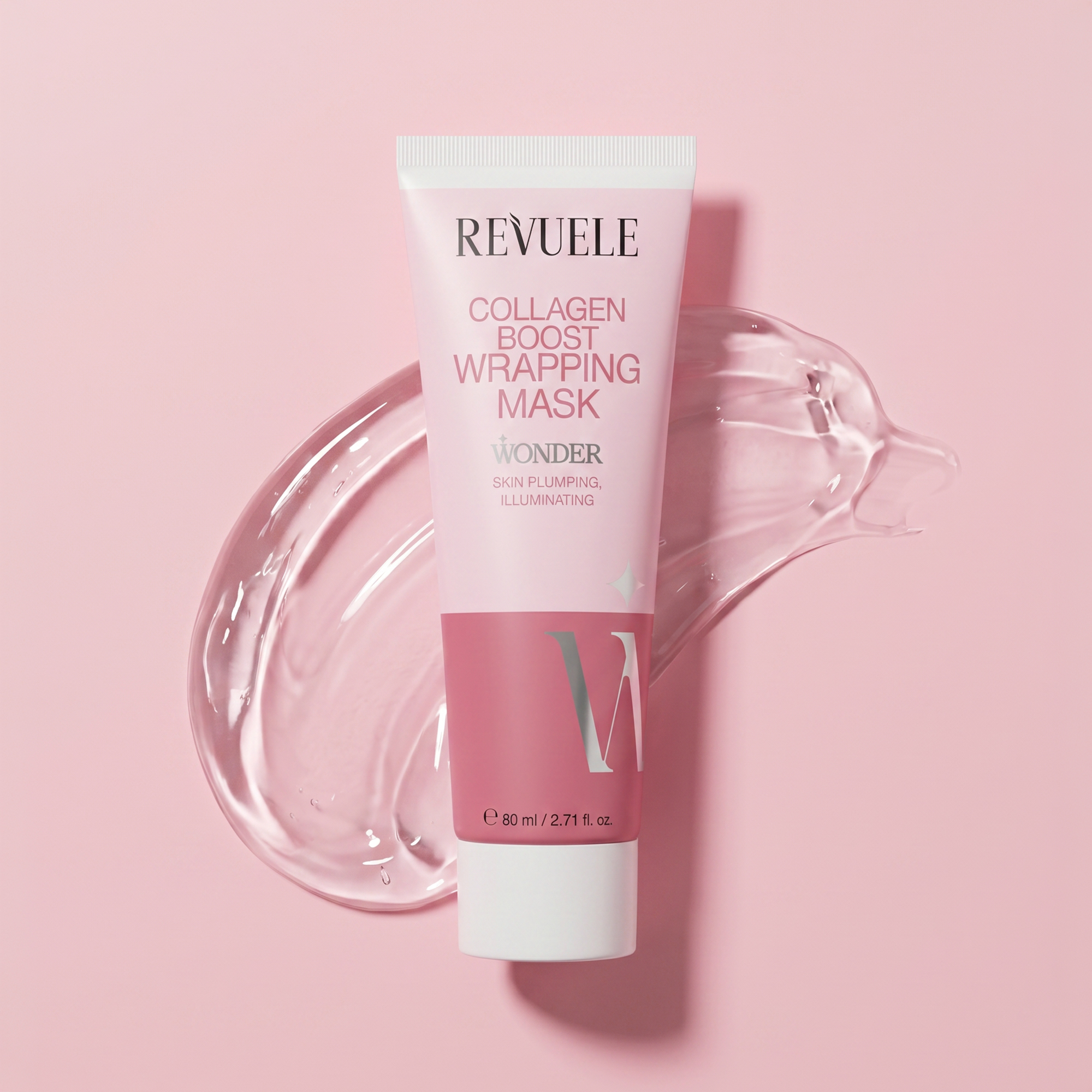 WONDER COLLAGEN Wrapping Mask — packshot in use