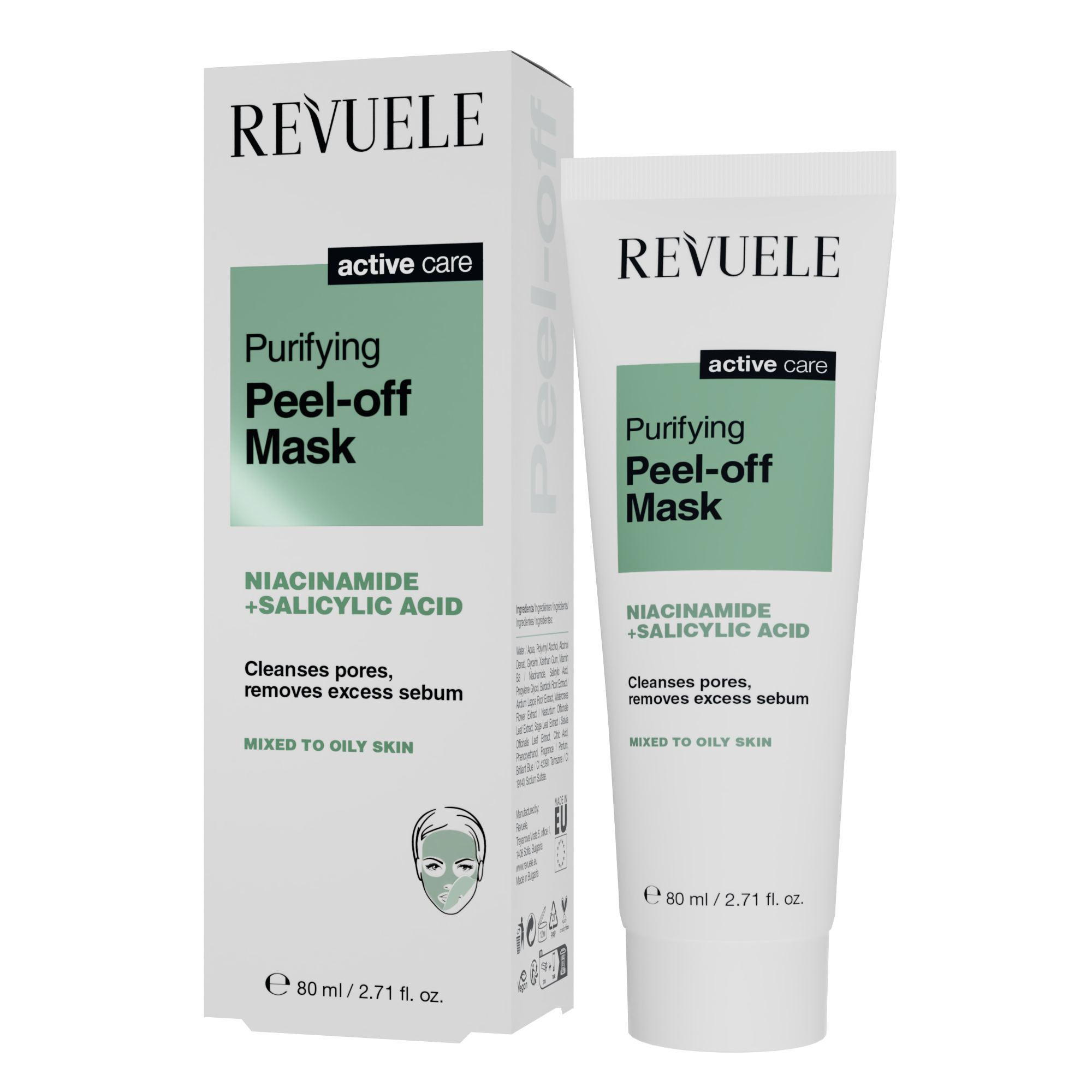 ACTIVE CARE PEEL-OFF MASKS Purifying — packshot
