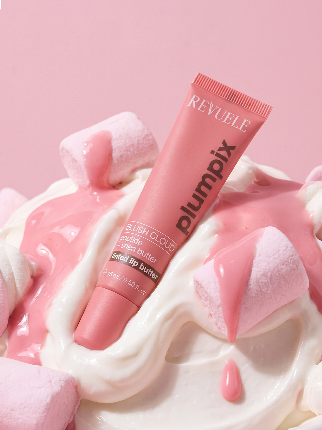 LIP BUTTERS PLUMPIX Blush Cloud — packshot in use
