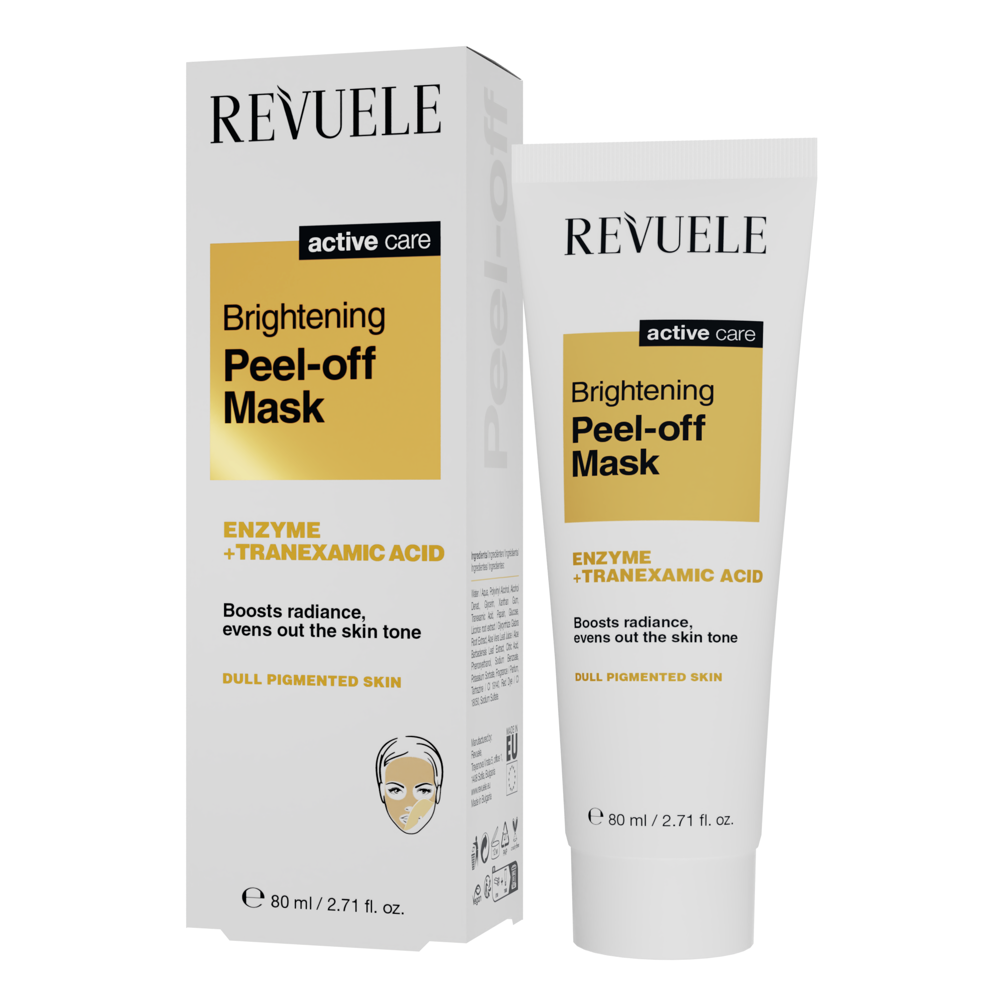 ACTIVE CARE PEEL-OFF MASKS Brightening — packshot