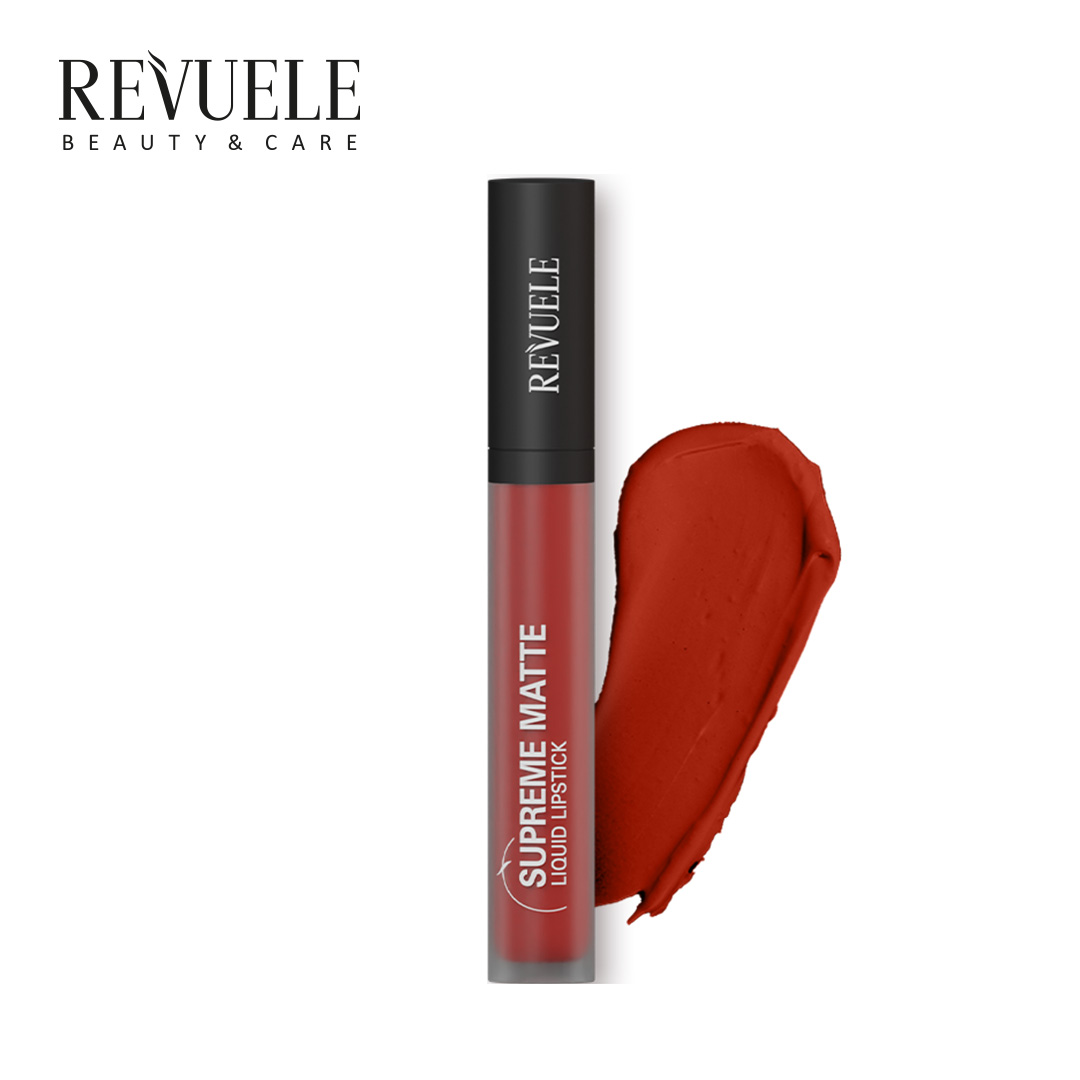 SUPREME MATTE LIQUID LIPSTICK Shade 03 — packshot in use