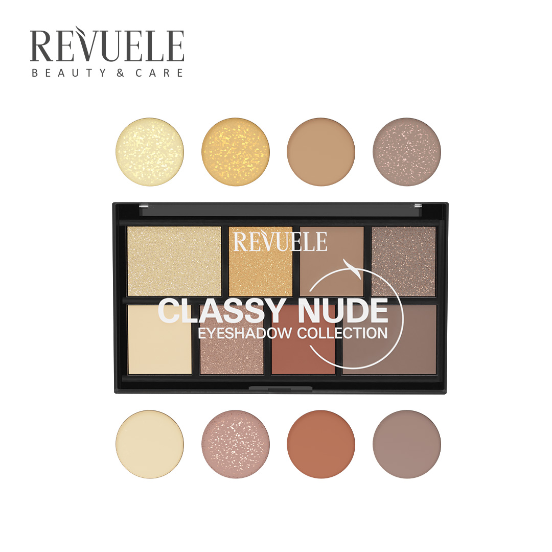 EYESHADOW COLLECTION Classy Nude — packshot in use