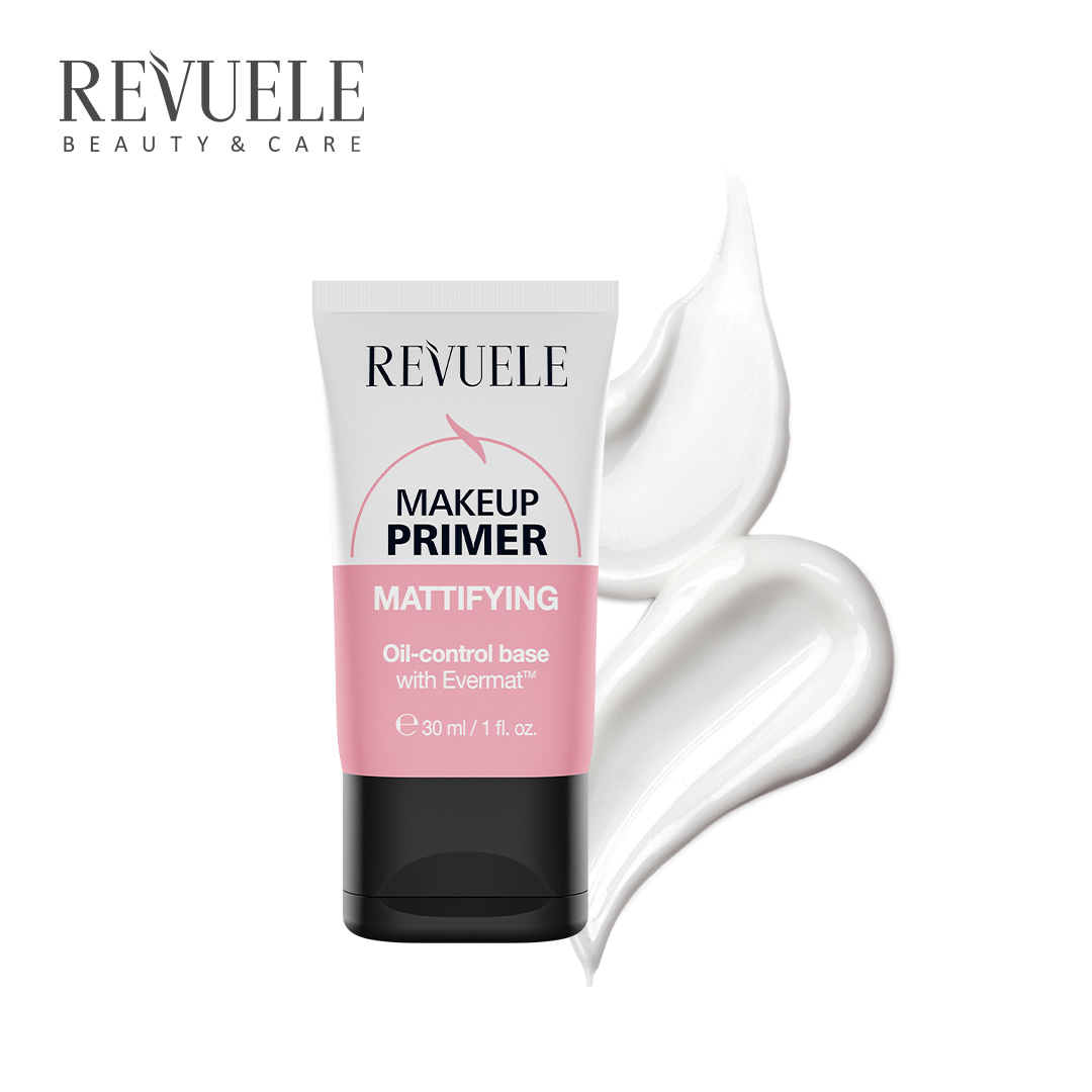 MAKEUP PRIMER Mattifying — oil-control base with Evermat™ — packshot in use