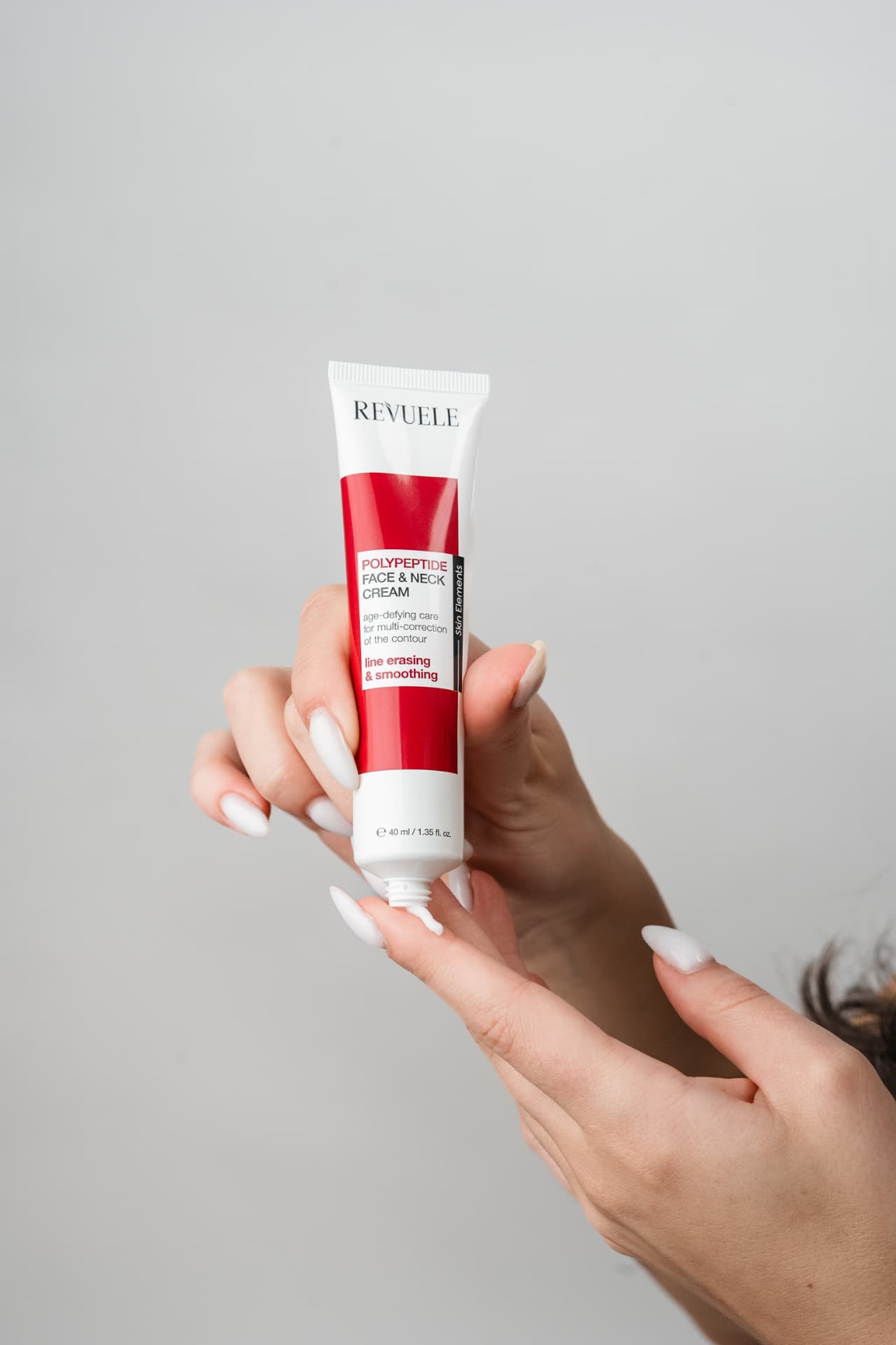 POLYPEPTIDE Face & Neck Cream — packshot in use