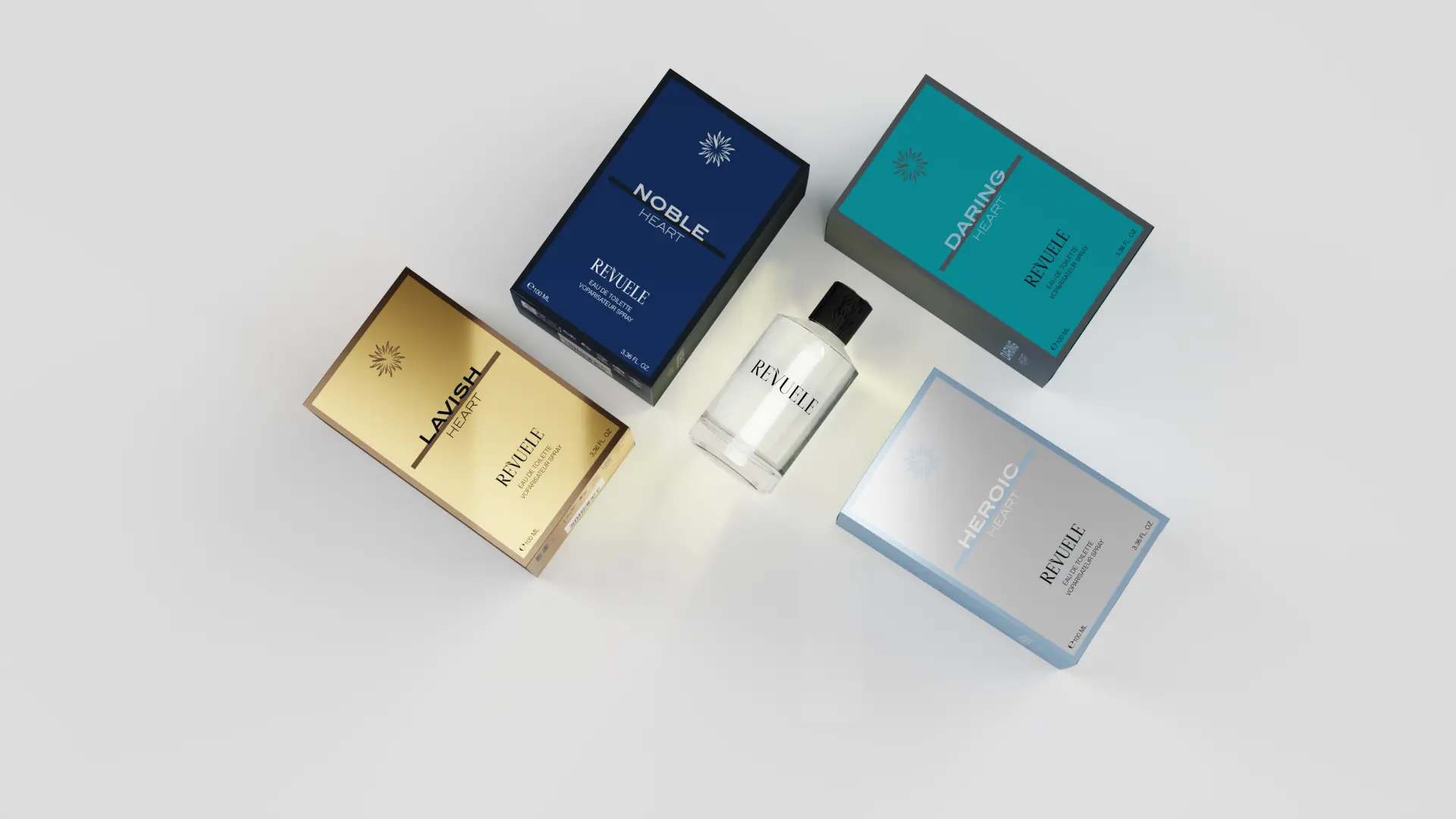 REVUELE HEART Eau de Toilette for men — 100 ml masculine scents