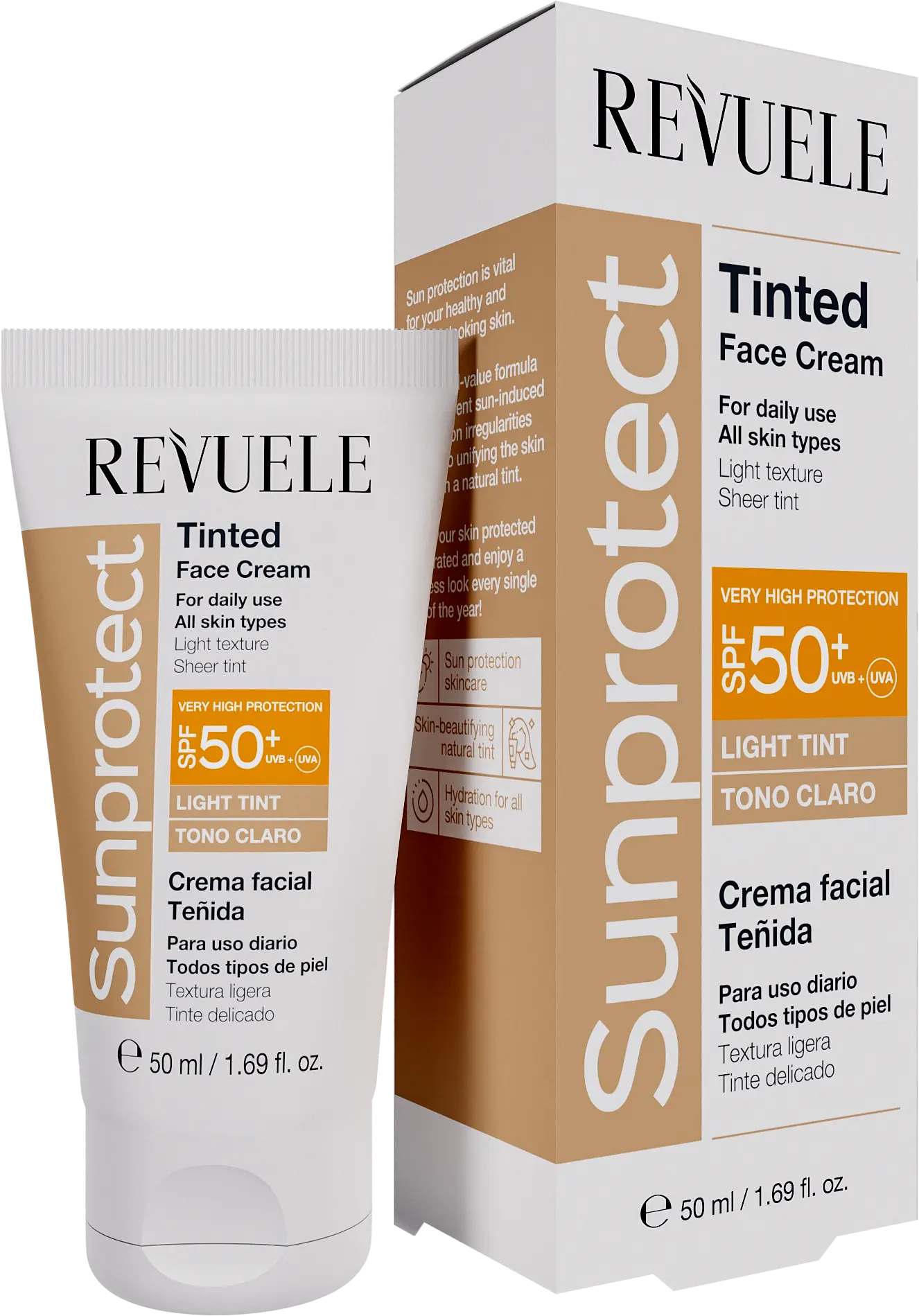 SUNPROTECT / TINTED Face Cream Light Tint, SPF 50+ — packshot