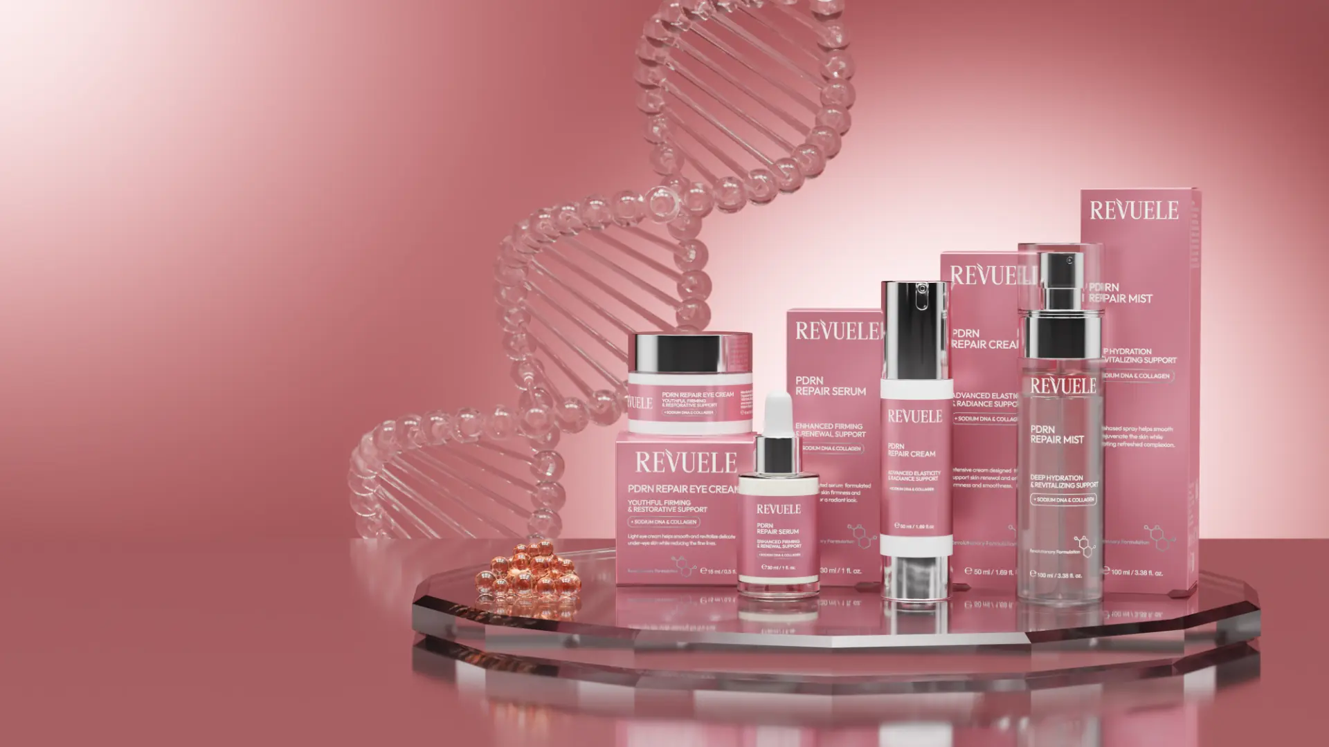 REVUELE PDRN Repair line — activating skin regeneration