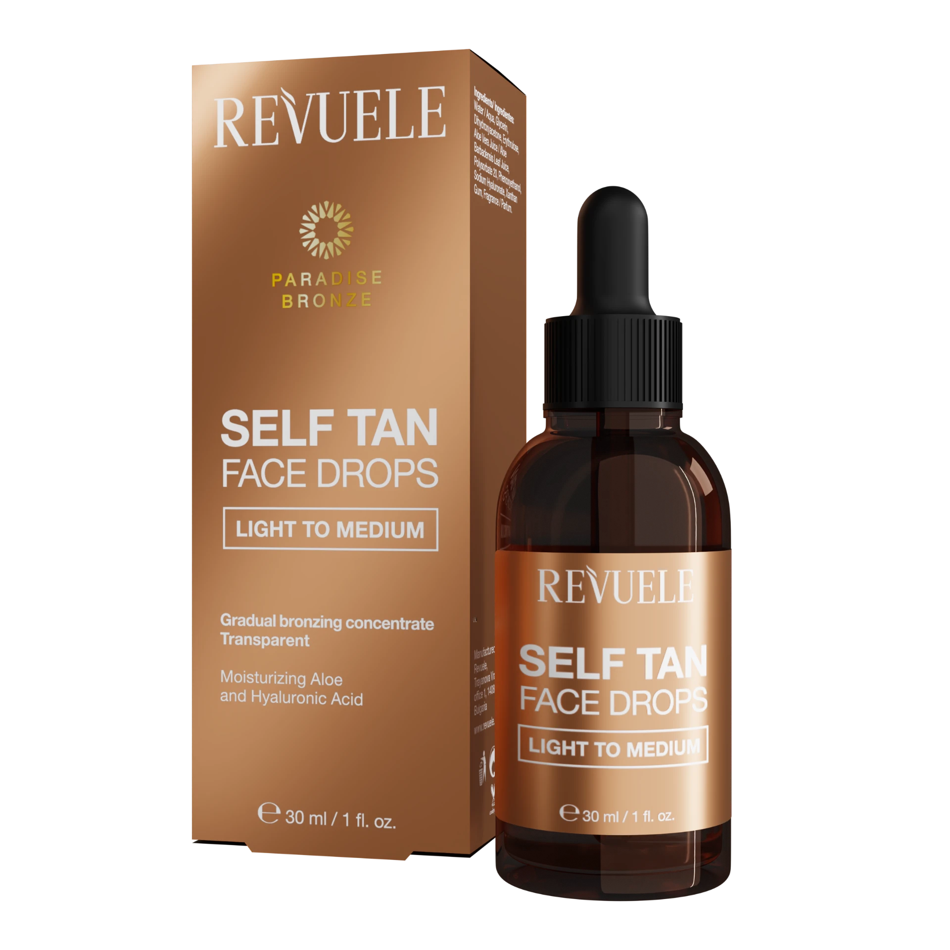 SELF TAN FACE DROPS Face Drops Light to Medium — packshot