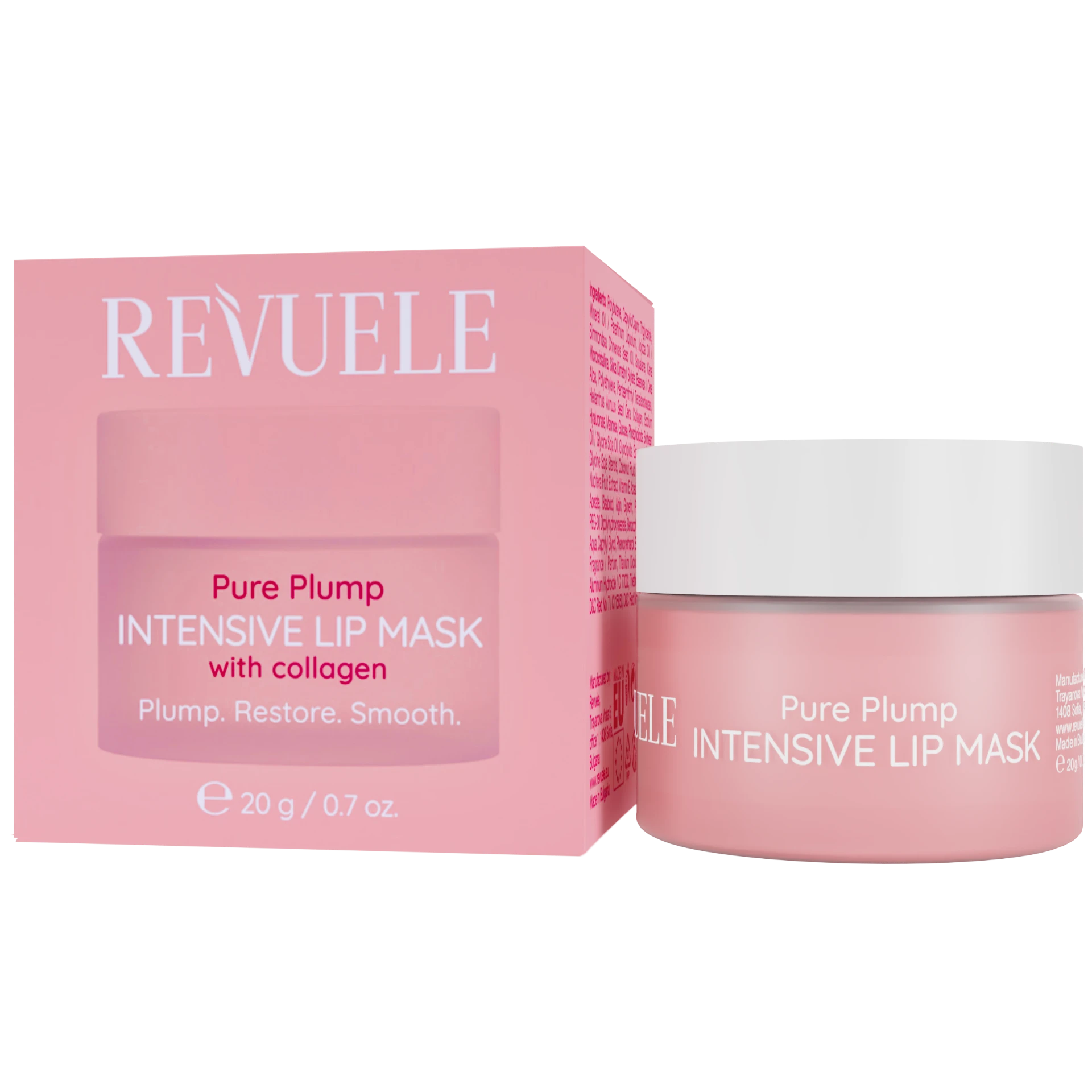 LIP MASKS REVUELE PURE PLUMP INTENSIVE COLLAGEN LIP MASK — packshot