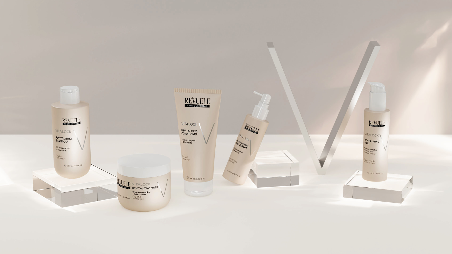 REVUELE HAIR PROFESSIONAL VITALOCK revitalizing line