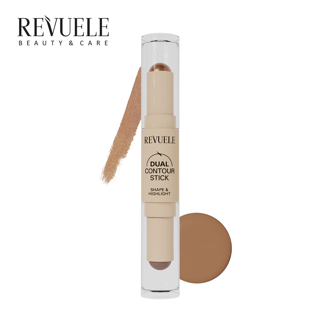 DUAL CONTOUR STICK Shade 01 — packshot in use