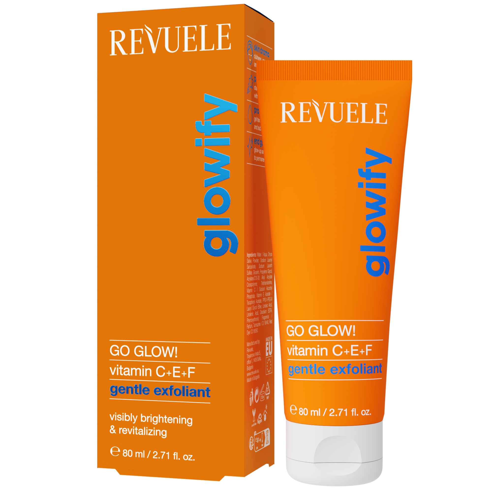 GO GLOW! GO GLOW! Gentle Exfoliant Vitamin C+ E+ F — packshot