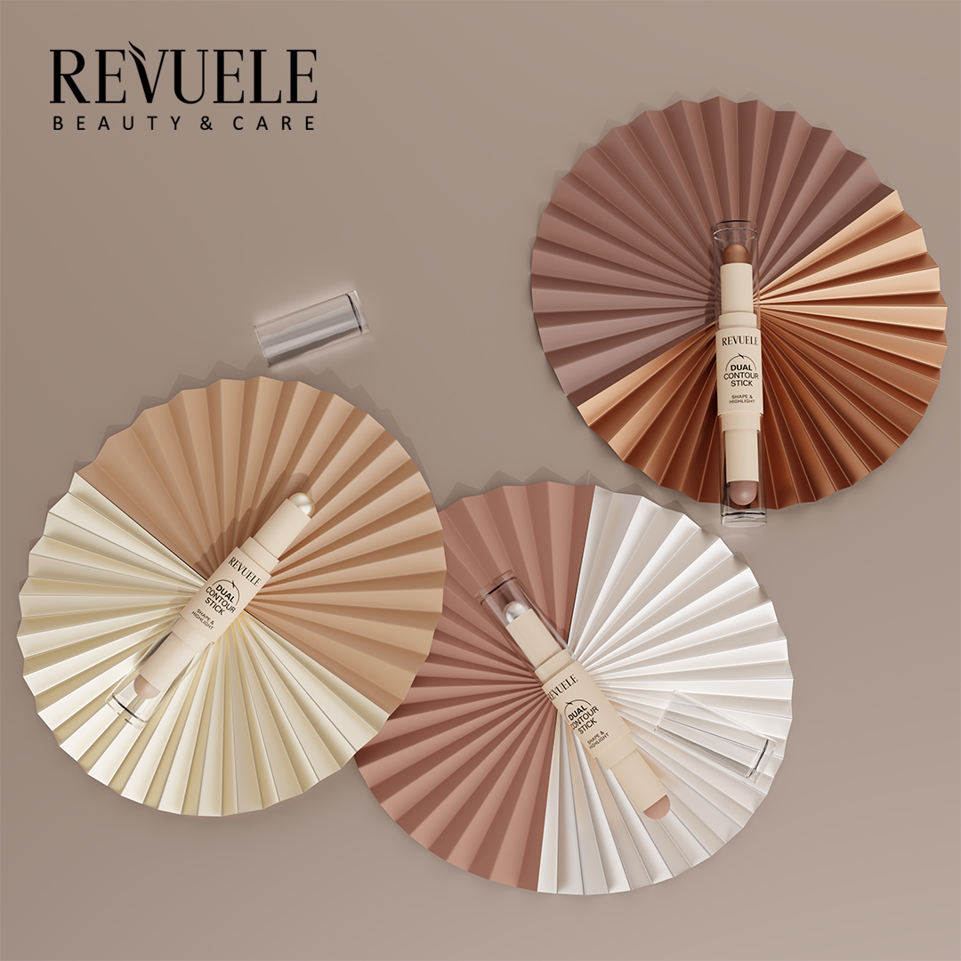 REVUELE Dual Contour Stick Shape & Highlight campaign visual