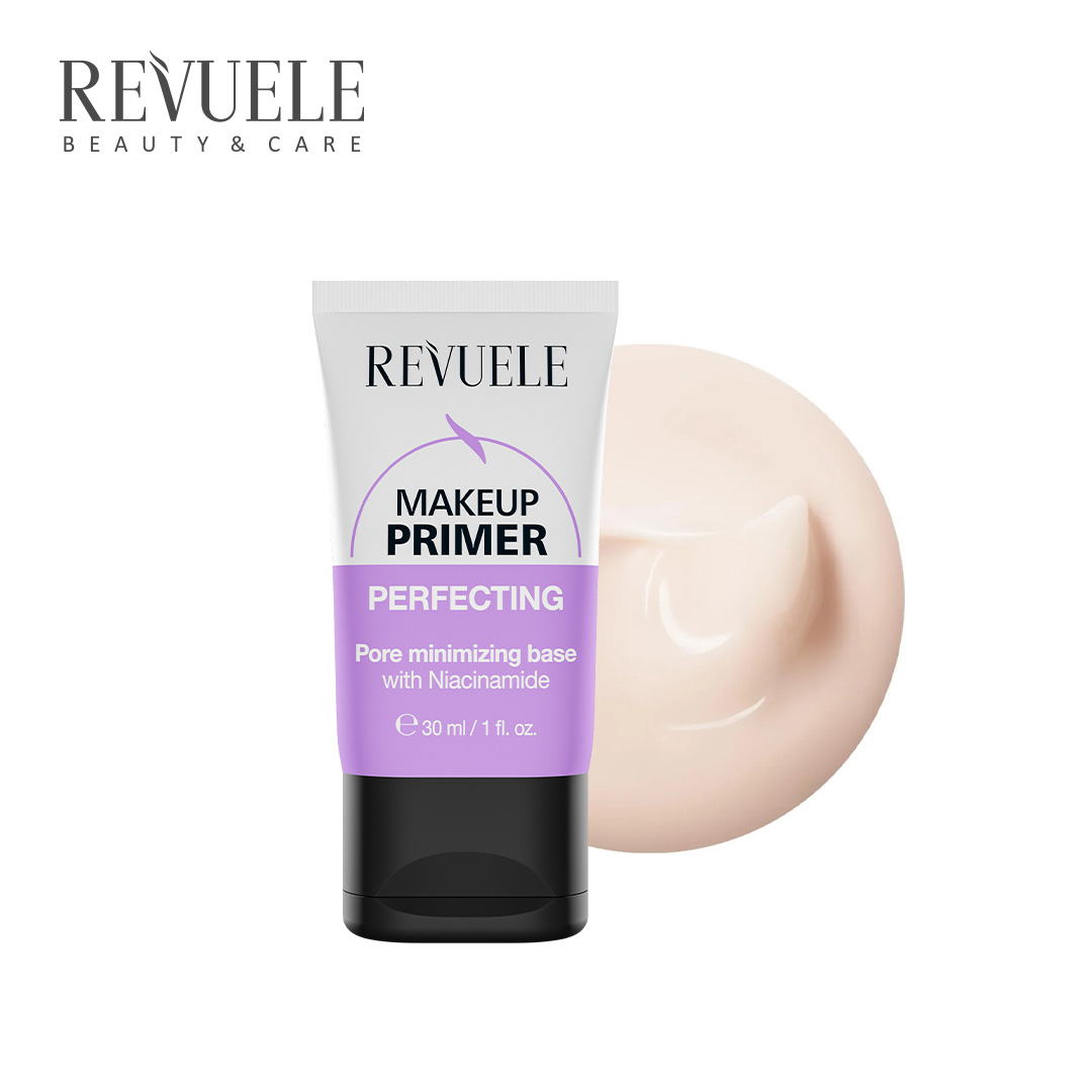 MAKEUP PRIMER Perfecting — pore minimizing base with Niacinamide — packshot in use