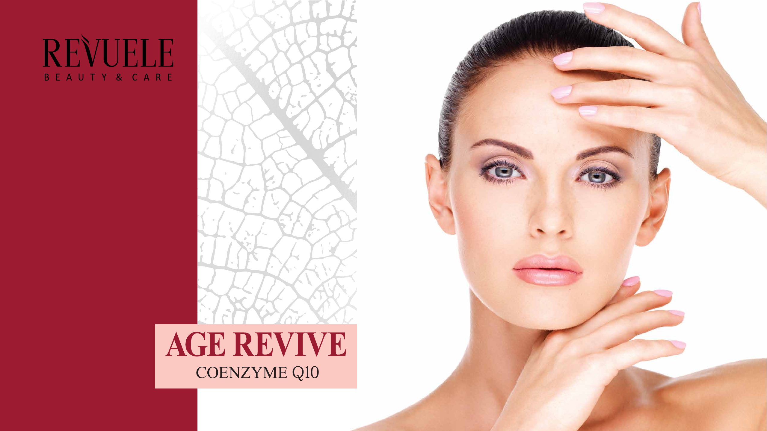 REVUELE Age Revive campaign visual with Coenzyme Q10