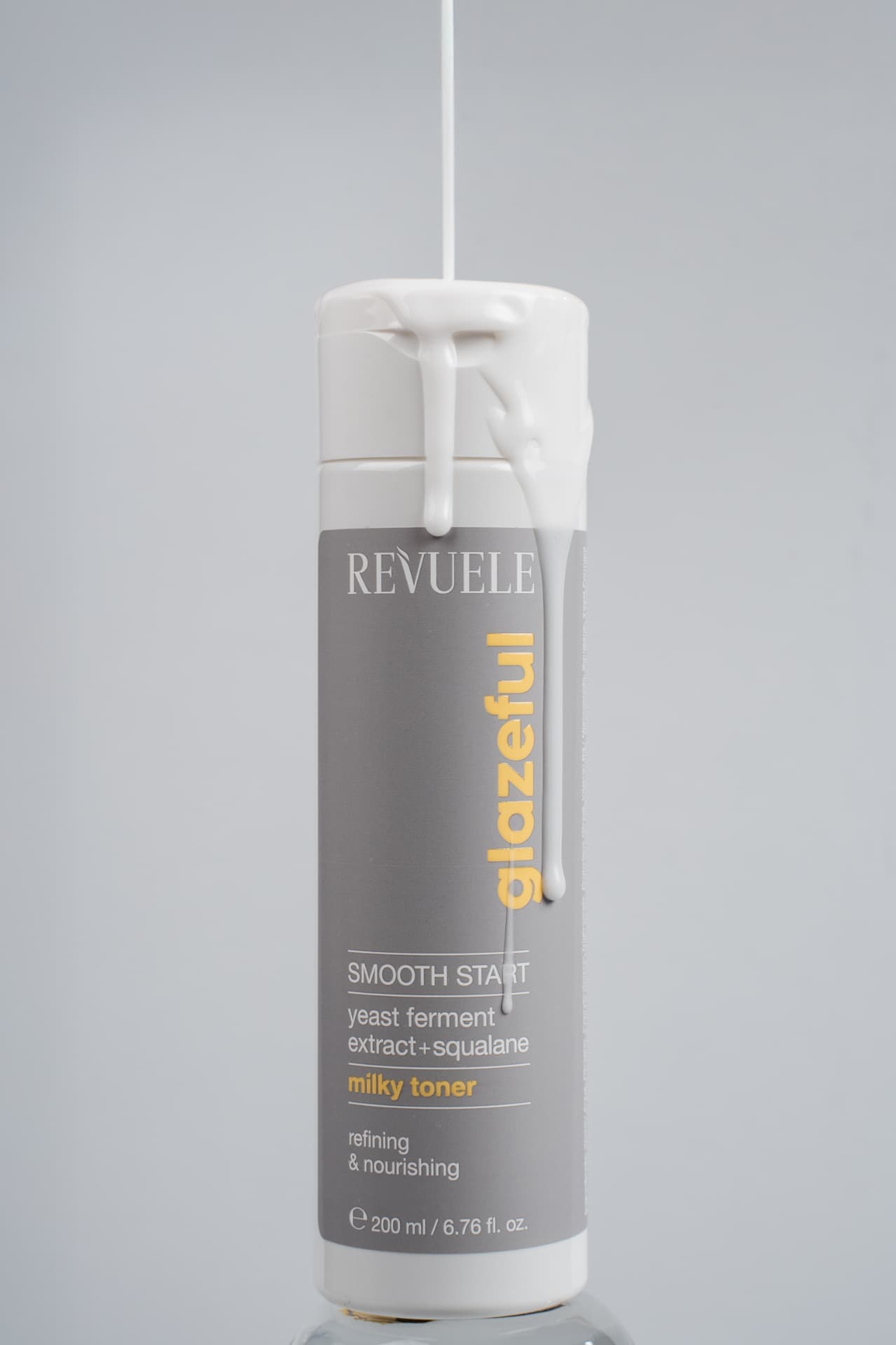 MILKY TONERS GLAZEFUL Smooth Start Milky Toner — packshot in use