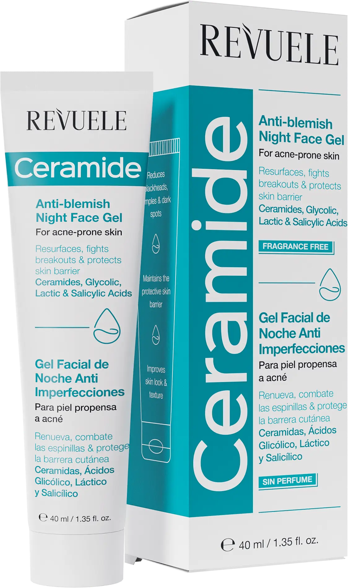 CERAMIDE ANTI-BLEMISH Anti-blemish Night Face Gel — packshot