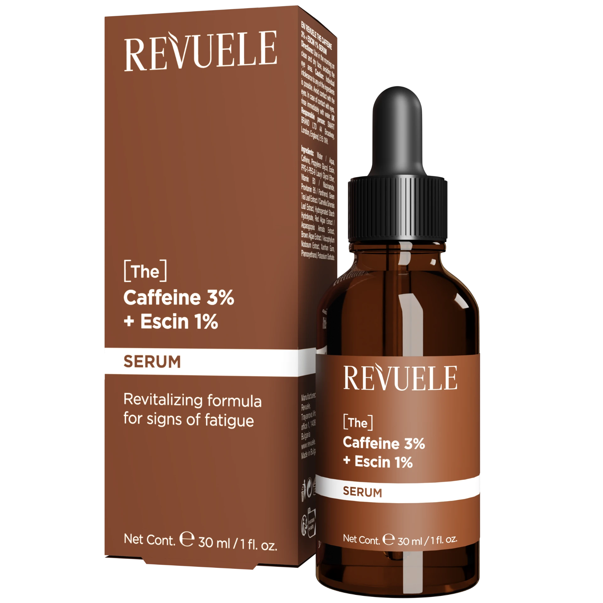 [THE] SERUMS The Caffeine 3% + Escin 1% Serum — packshot